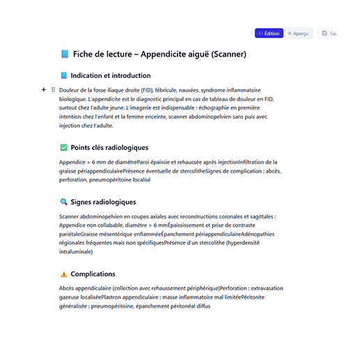 Fiches de référence